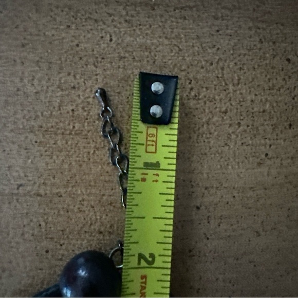 Necklace Round Shells Mother Of Pearl Multi Strand Bib Style Black Cord 5352 R - Picture 7 of 11